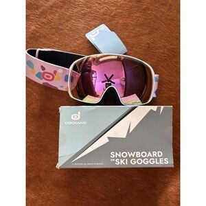 Odoland Kids Evo Pink Snowboard/ski Goggles Age 8-16 Open Box